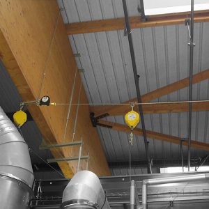 Horizontales Seilsicherungssystem ALTILIGNE bei VERTIC