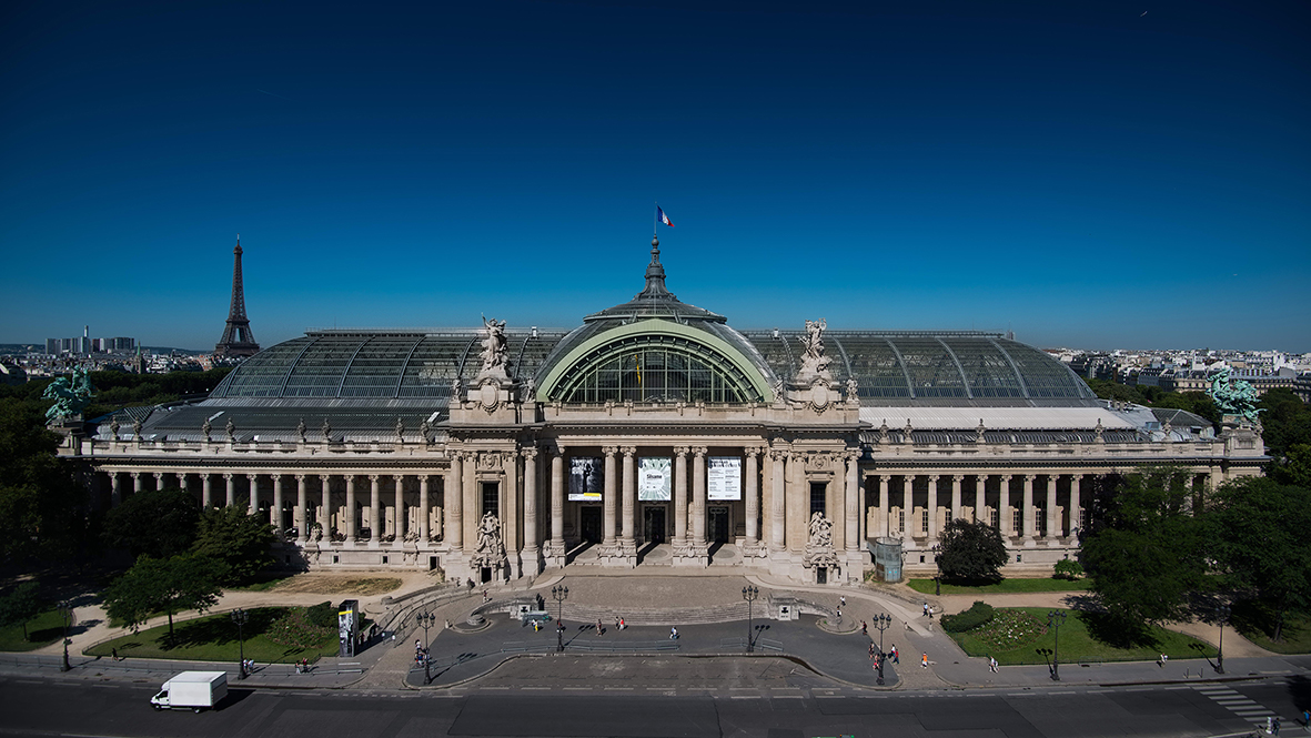 Geneigtes Fallschutsystem COMBIRAIL VERTIC - Grand Palais Paris