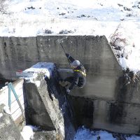 Anschlagpunkt in natürlichem Umwelt